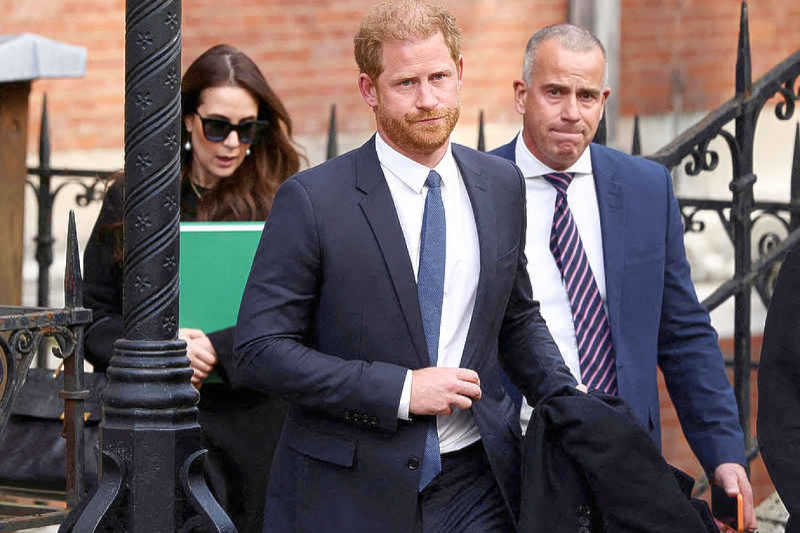 Prince Harry, Elton John appear at UK court in privacy lawsuit